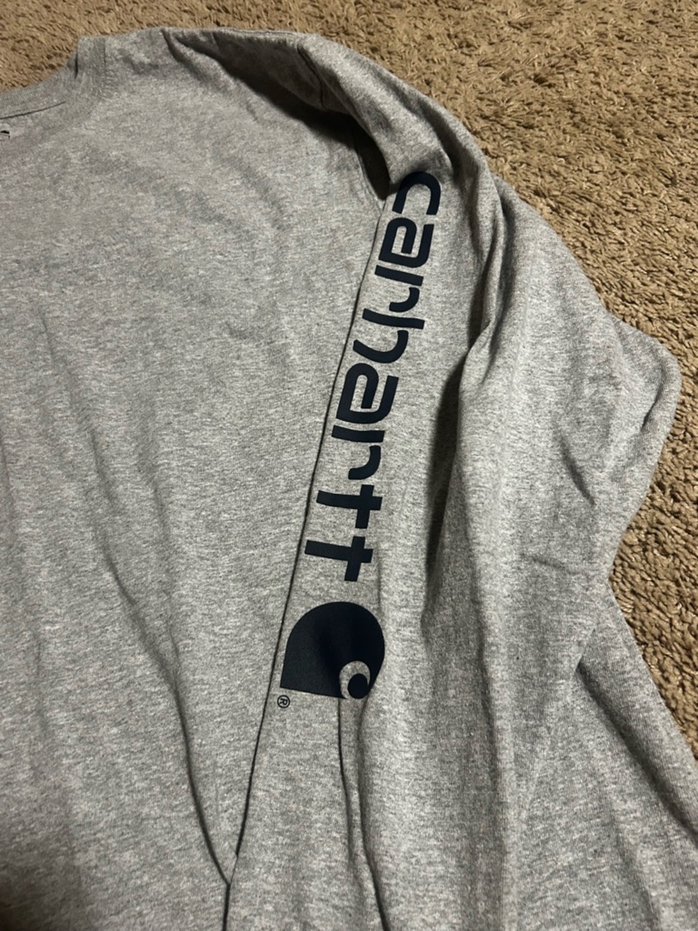 Carhartt Men’s Long-Sleeve Logo Tee size XL - Picture 3 of 6